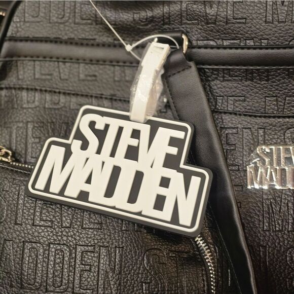 Steve Madden BZiva Logo Weekender- Black - Picture 10 of 10